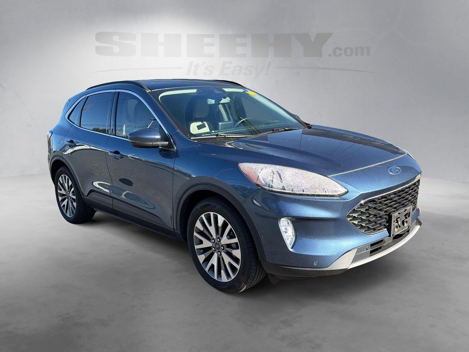 Used 2020 Blue Metallic Ford Titanium Hybrid image 2