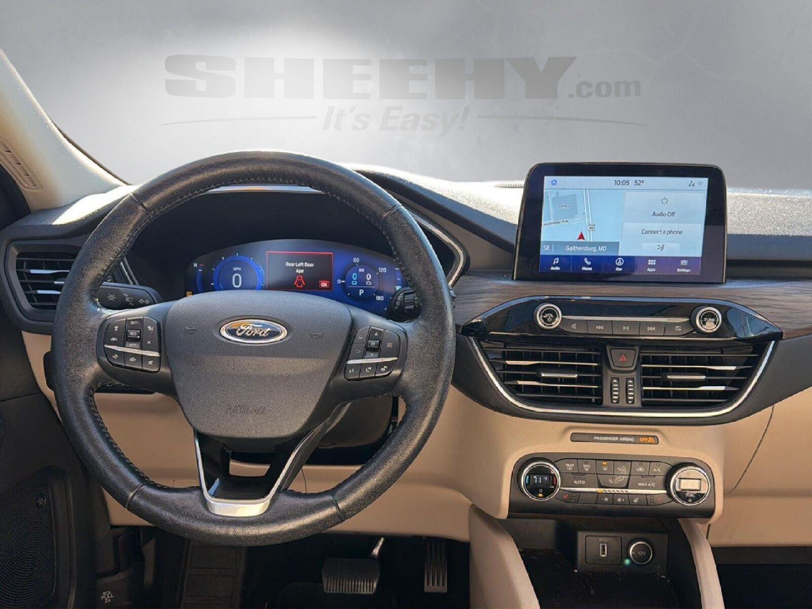 Used 2020 Blue Metallic Ford Titanium Hybrid image 3