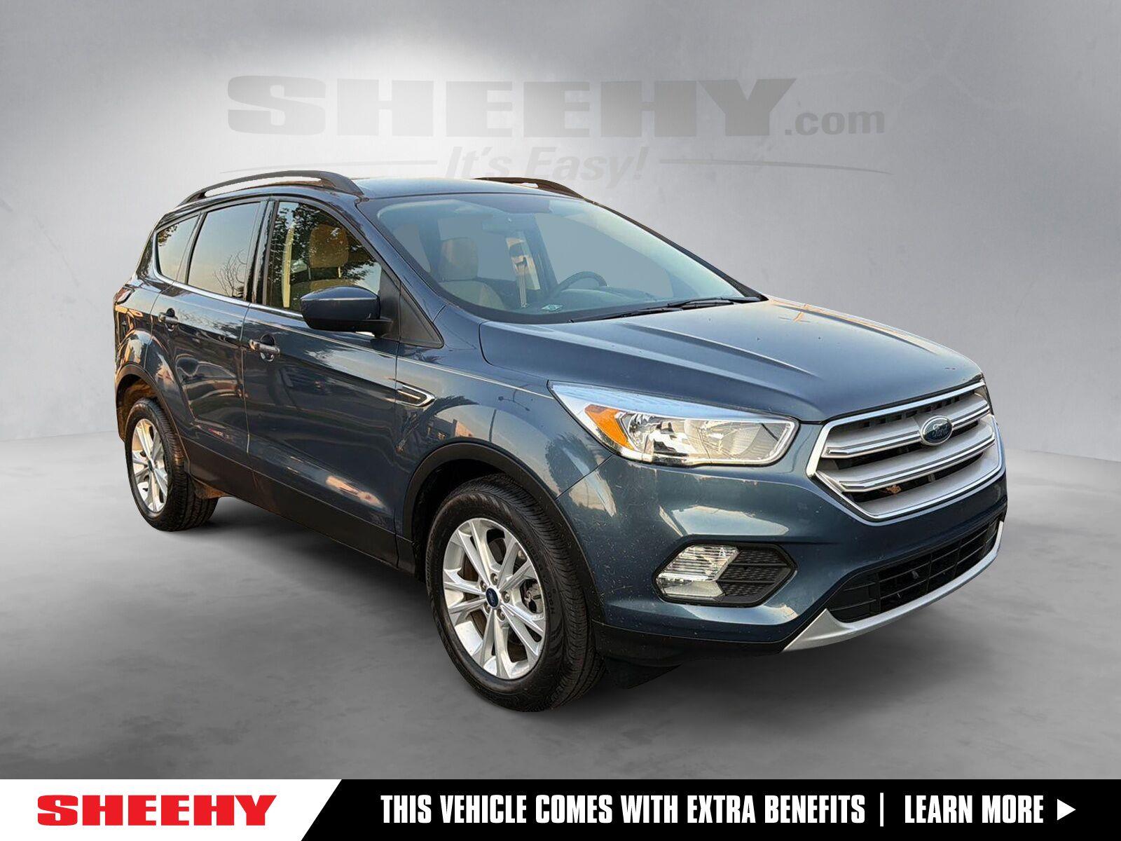 Blue Metallic 2018 Ford Escape SUV / Crossover All-Wheel Drive 6-Speed Automatic