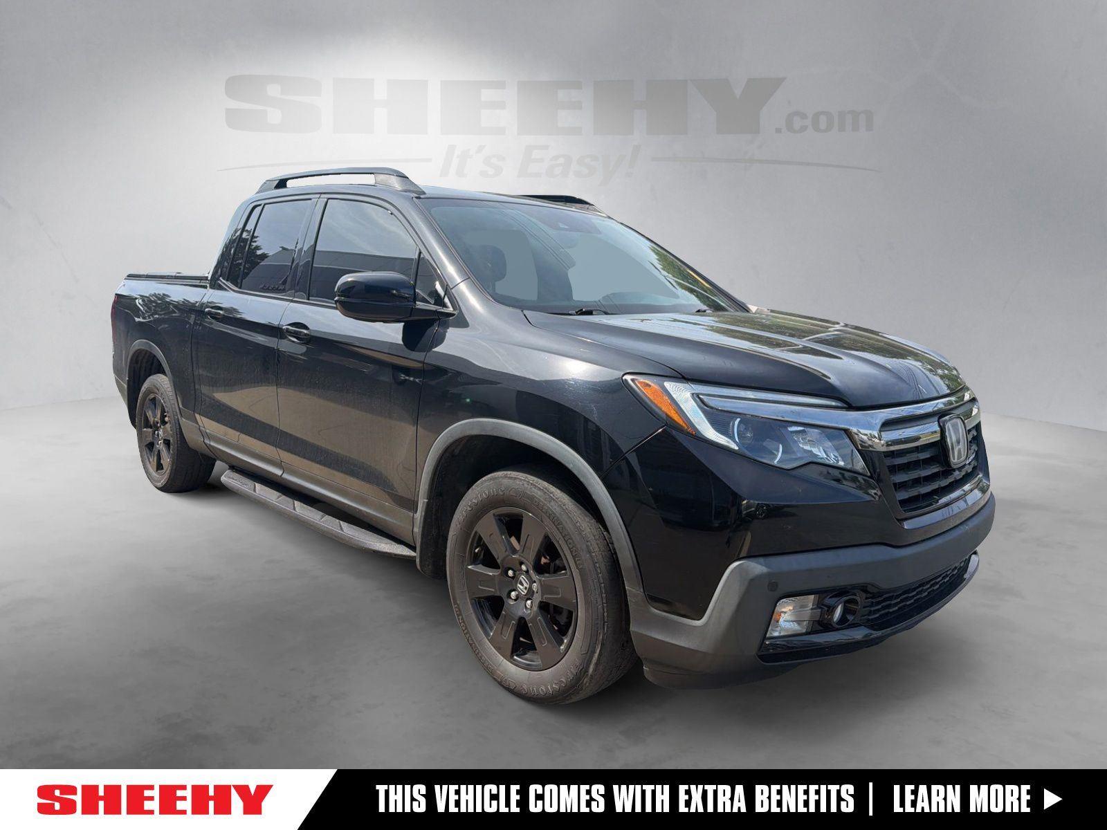 Black 2019 Honda Ridgeline Pickup Truck All-Wheel Drive 6-Speed Automatic