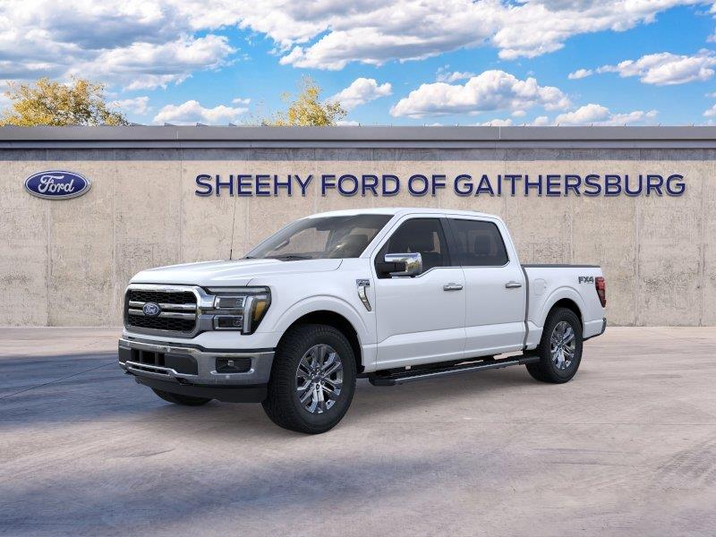 New 2026 Star White Metallic Tri-Coat Ford LARIAT image 2