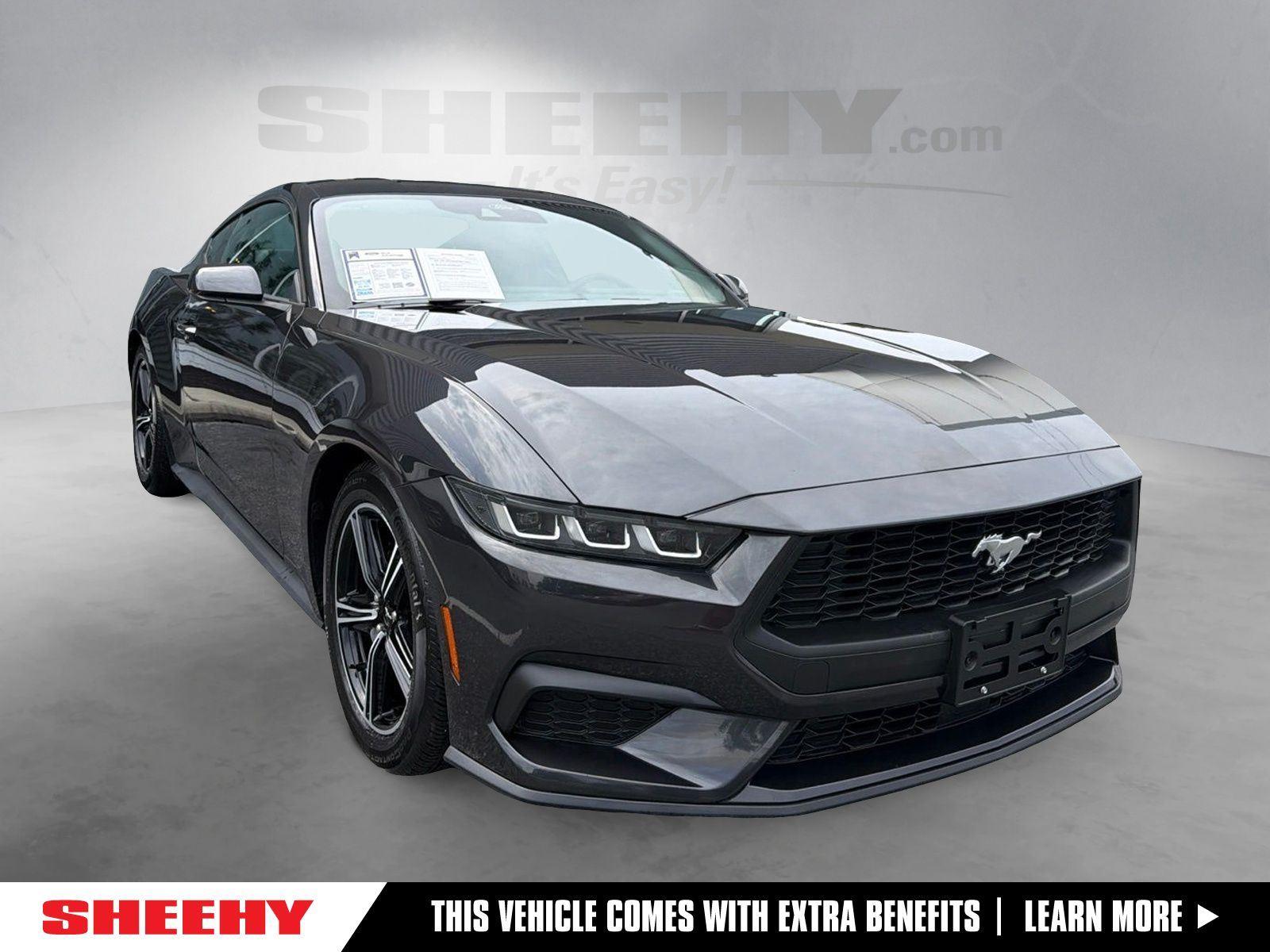 Dark Matter Gray 2024 Ford Mustang Coupe Rear-Wheel Drive Automatic