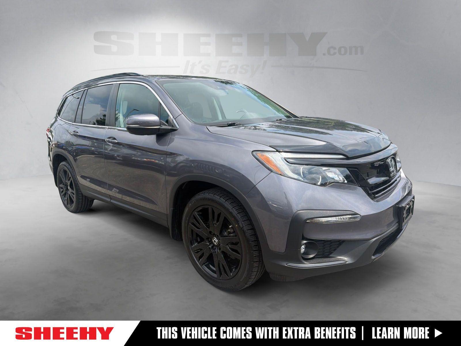 Gray (Modern Steel Metallic) 2021 Honda Pilot SUV / Crossover All-Wheel Drive 9-Speed Automatic