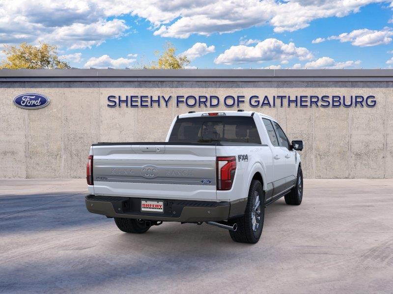 New 2026 Star White Metallic Tri-Coat Ford King Ranch image 8
