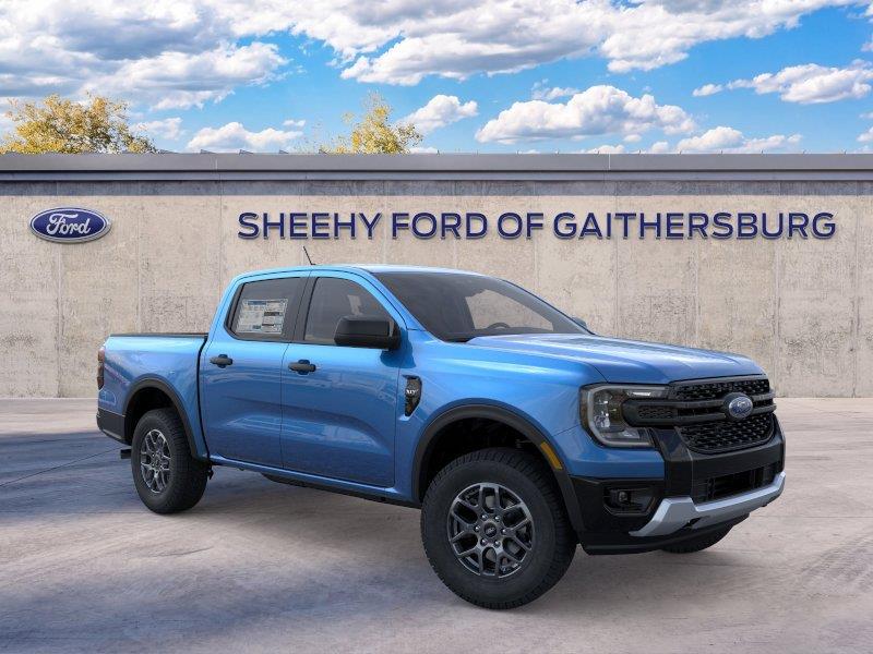 Velocity Blue Metallic 2026 Ford Ranger Pickup Truck Four-Wheel Drive Automatic
