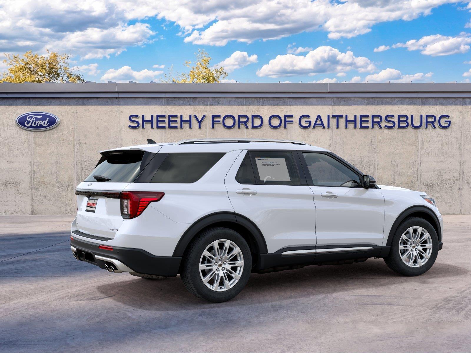 New 2027 Star White Metallic Tri-Coat Ford Platinum image 6