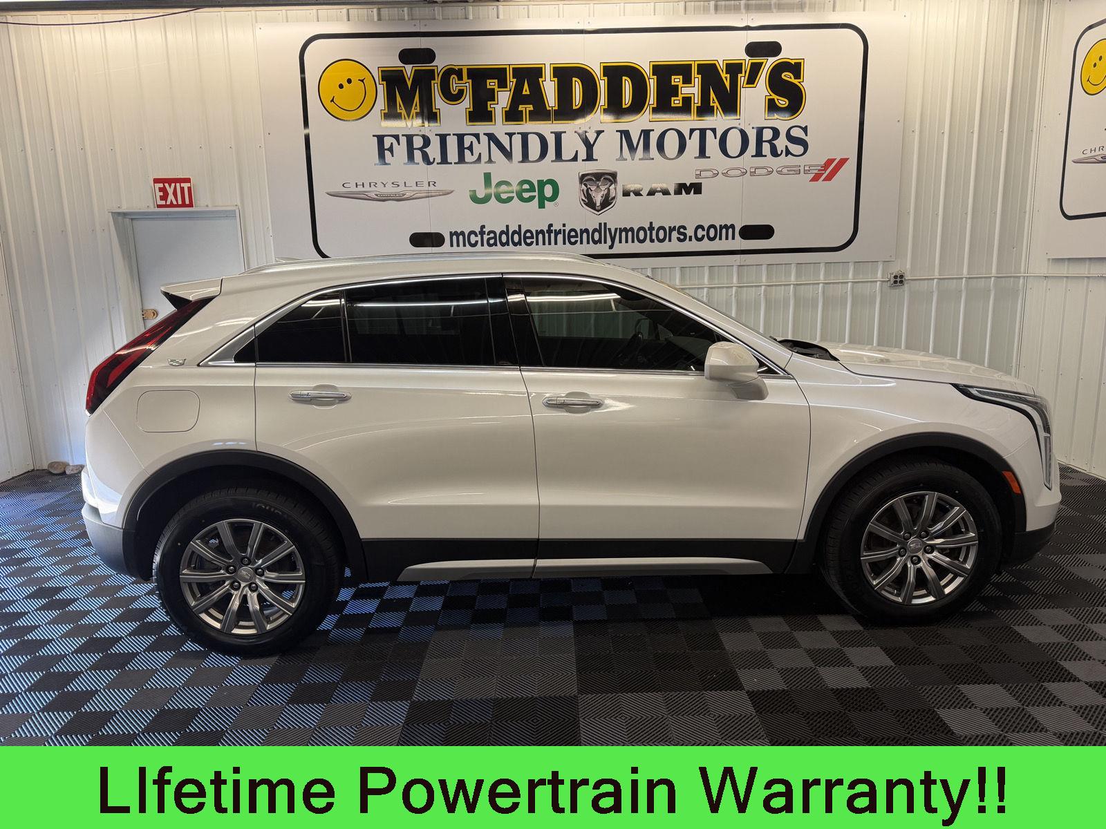 Crystal White Tricoat 2020 Cadillac XT4 SUV / Crossover Four-Wheel Drive 9-Speed Automatic