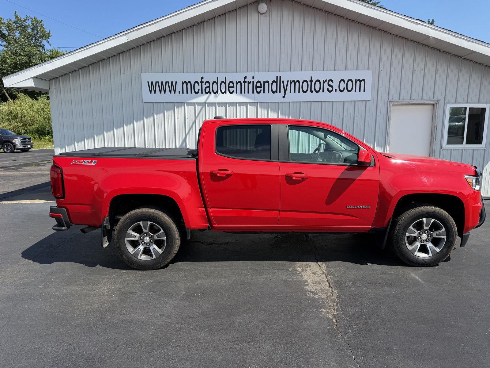 Red Hot 2017 Chevrolet Colorado Pickup Truck Four-Wheel Drive 8-Speed Automatic