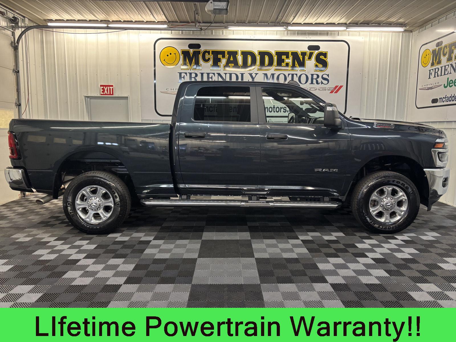 Forged Blue Metallic 2025 RAM 2500 Pickup Truck Four-Wheel Drive 8-Speed Automatic