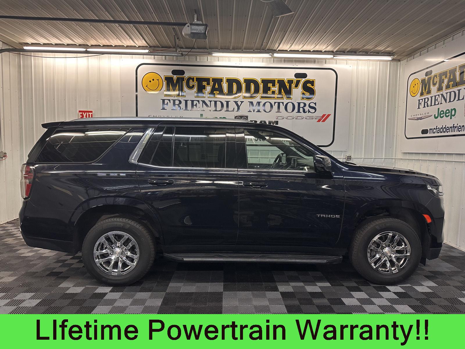 Midnight Blue Metallic 2023 Chevrolet Tahoe SUV / Crossover Four-Wheel Drive Automatic