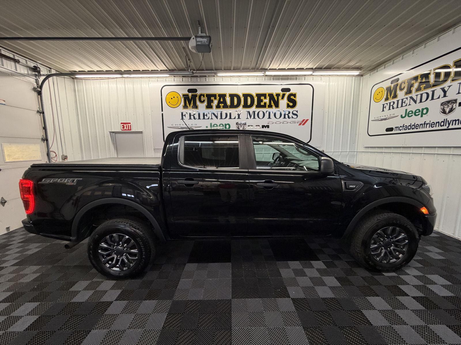 Shadow Black 2021 Ford Ranger Pickup Truck Four-Wheel Drive Automatic