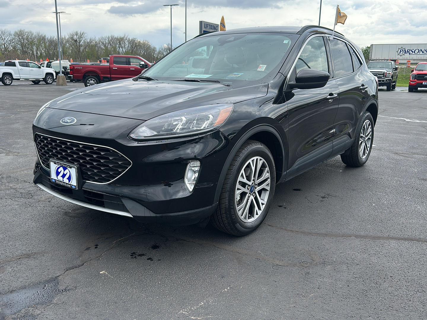 Agate Black 2022 Ford Escape SEL AWD SUV / Crossover All-Wheel Drive 8-Speed Automatic