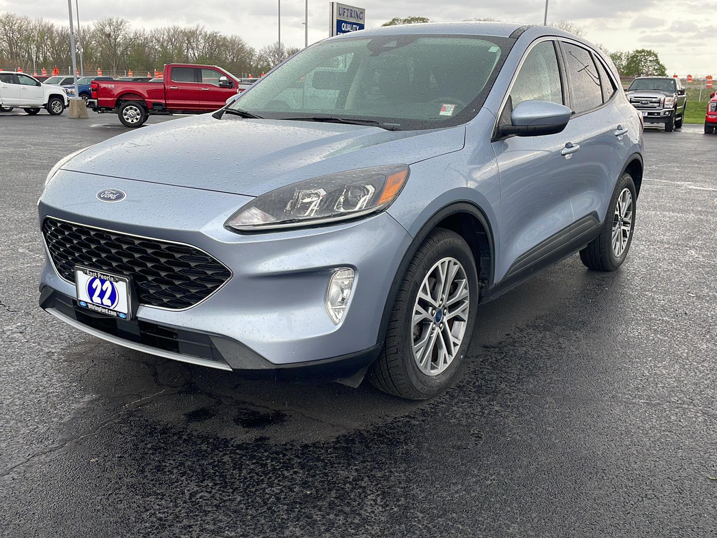 Iced Blue Silver Metallic 2022 Ford Escape SEL AWD SUV / Crossover All-Wheel Drive 8-Speed Automatic