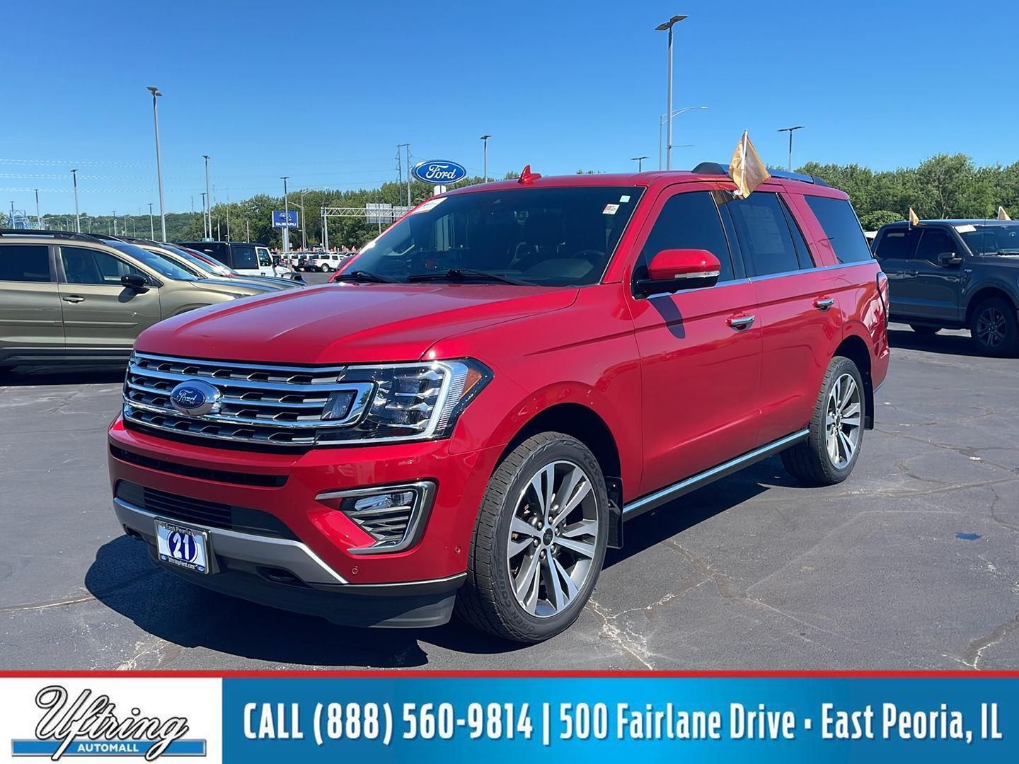 Rapid Red Metallic Tinted Clearcoat 2021 Ford Expedition SUV / Crossover Four-Wheel Drive Automatic