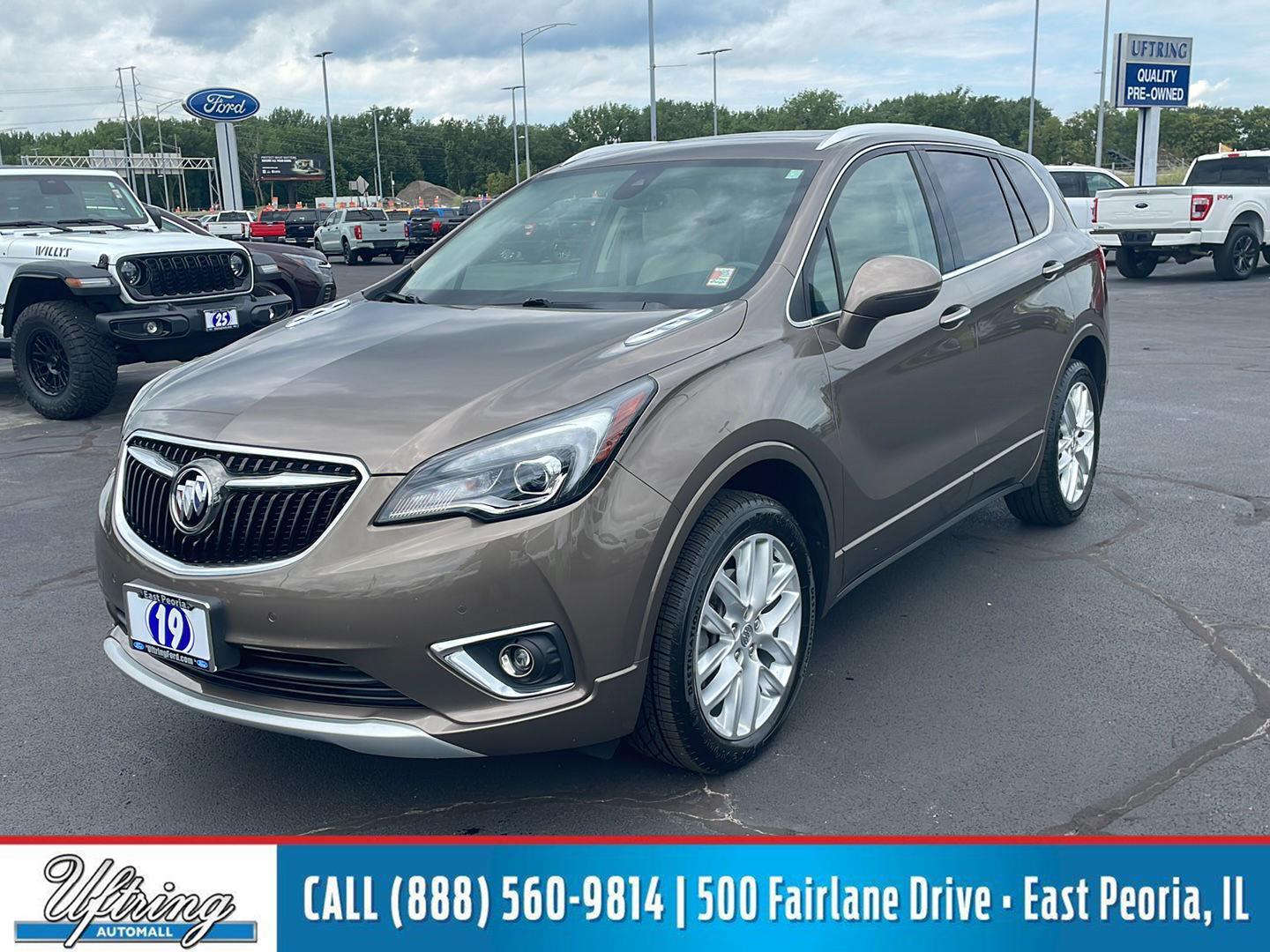 Bronze Alloy Metallic 2019 Buick Envision SUV / Crossover All-Wheel Drive 9-Speed Automatic