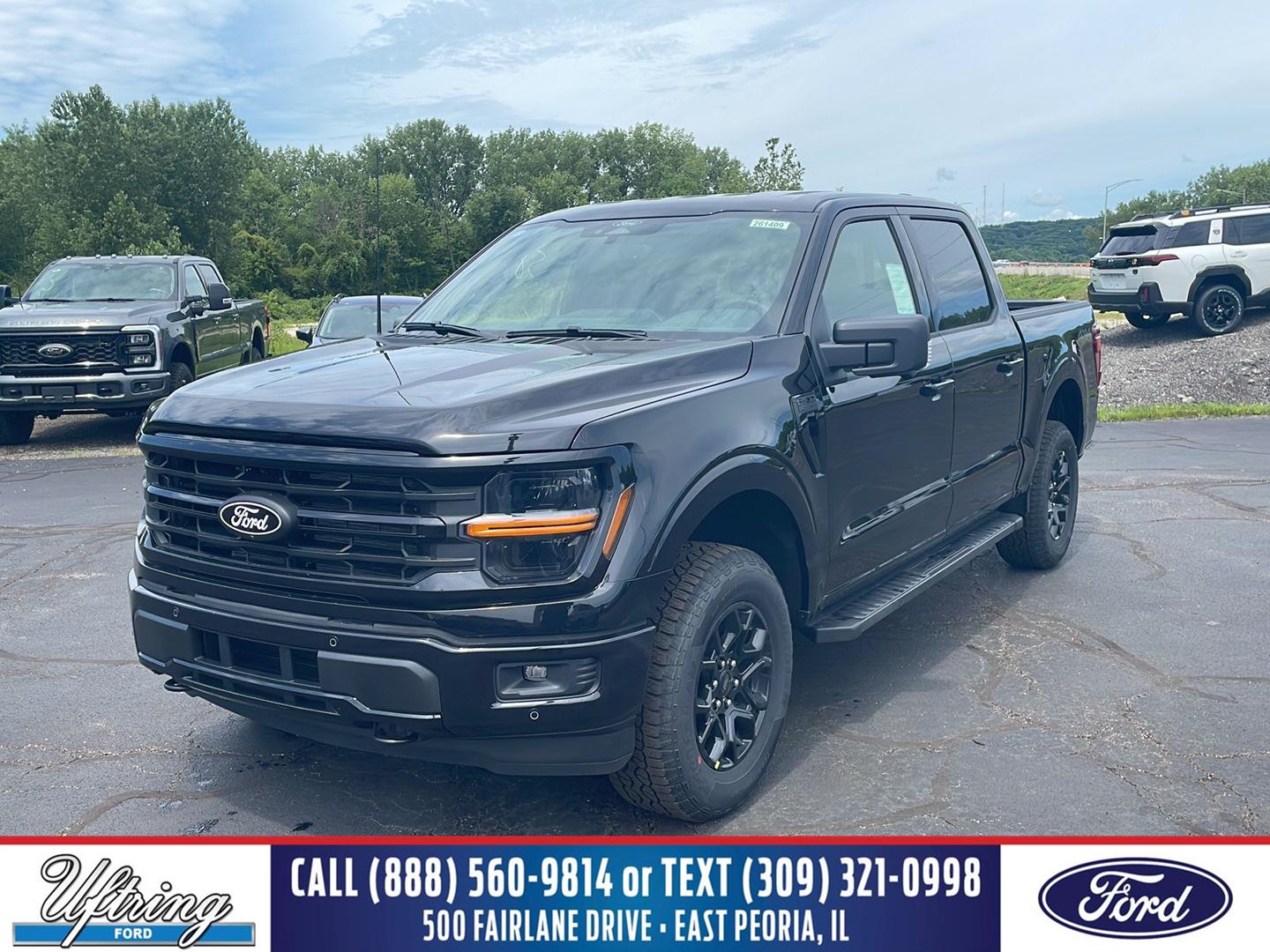 Agate Black Metallic 2026 Ford F-150 Pickup Truck Four-Wheel Drive Automatic