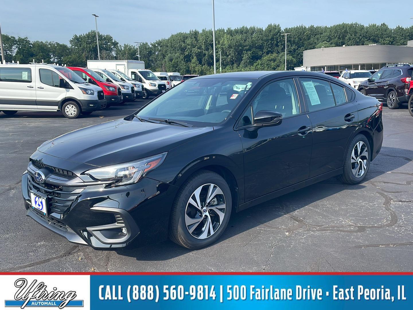 Crystal Black Silica 2025 Subaru Legacy Sedan All-Wheel Drive Continuously Variable Transmission