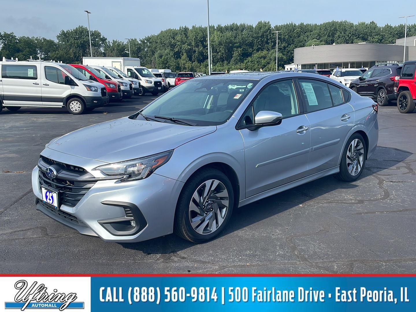 Ice Silver Metallic 2025 Subaru Legacy Sedan All-Wheel Drive Continuously Variable Transmission
