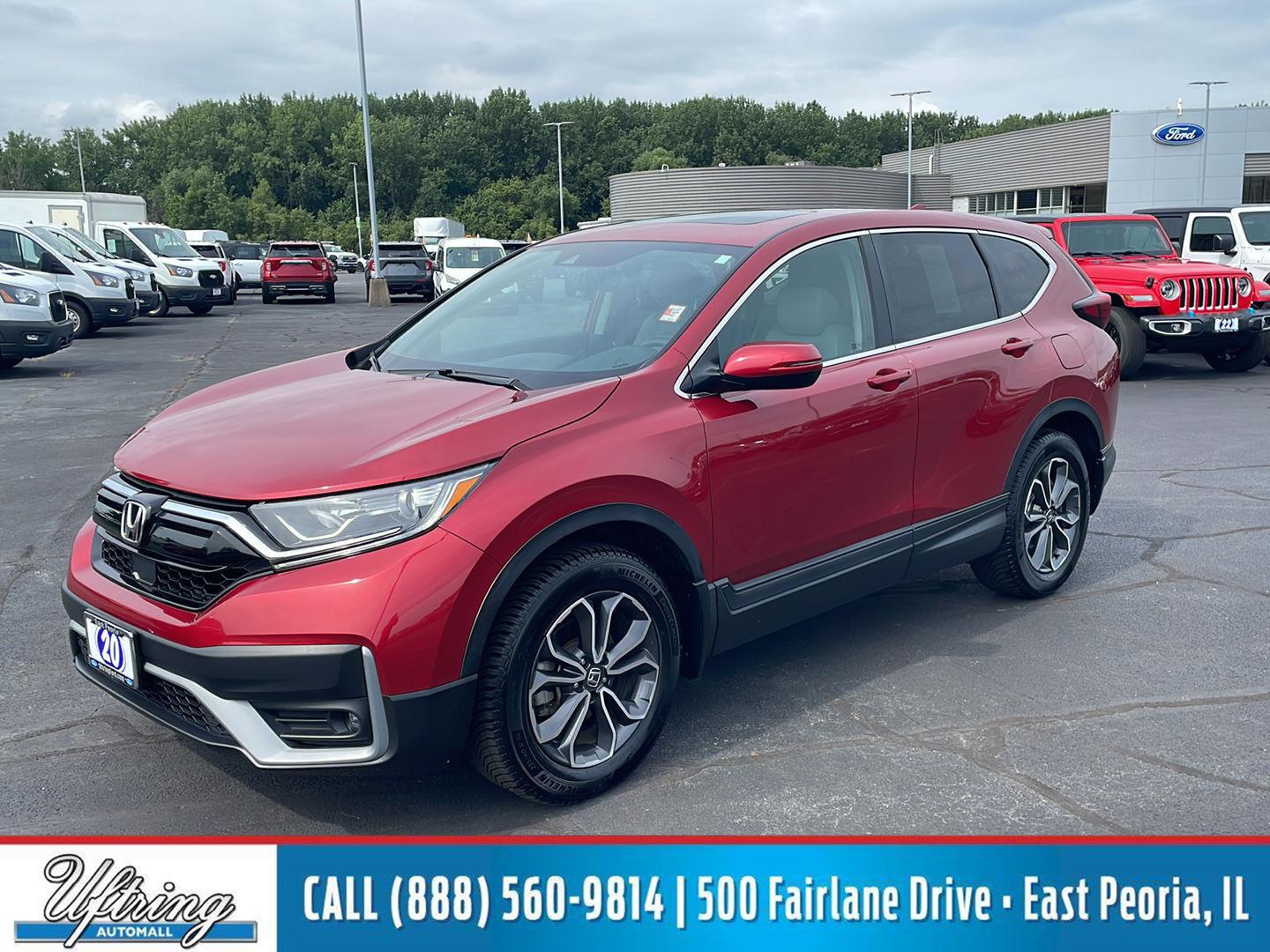 Radiant Red Metallic 2020 Honda CR-V SUV / Crossover All-Wheel Drive Continuously Variable Transmission