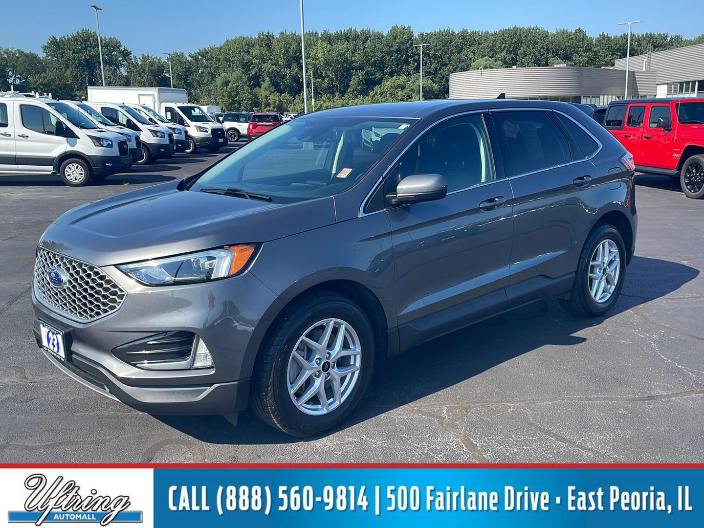Carbonized Gray Metallic 2023 Ford Edge SUV / Crossover All-Wheel Drive 8-Speed Automatic