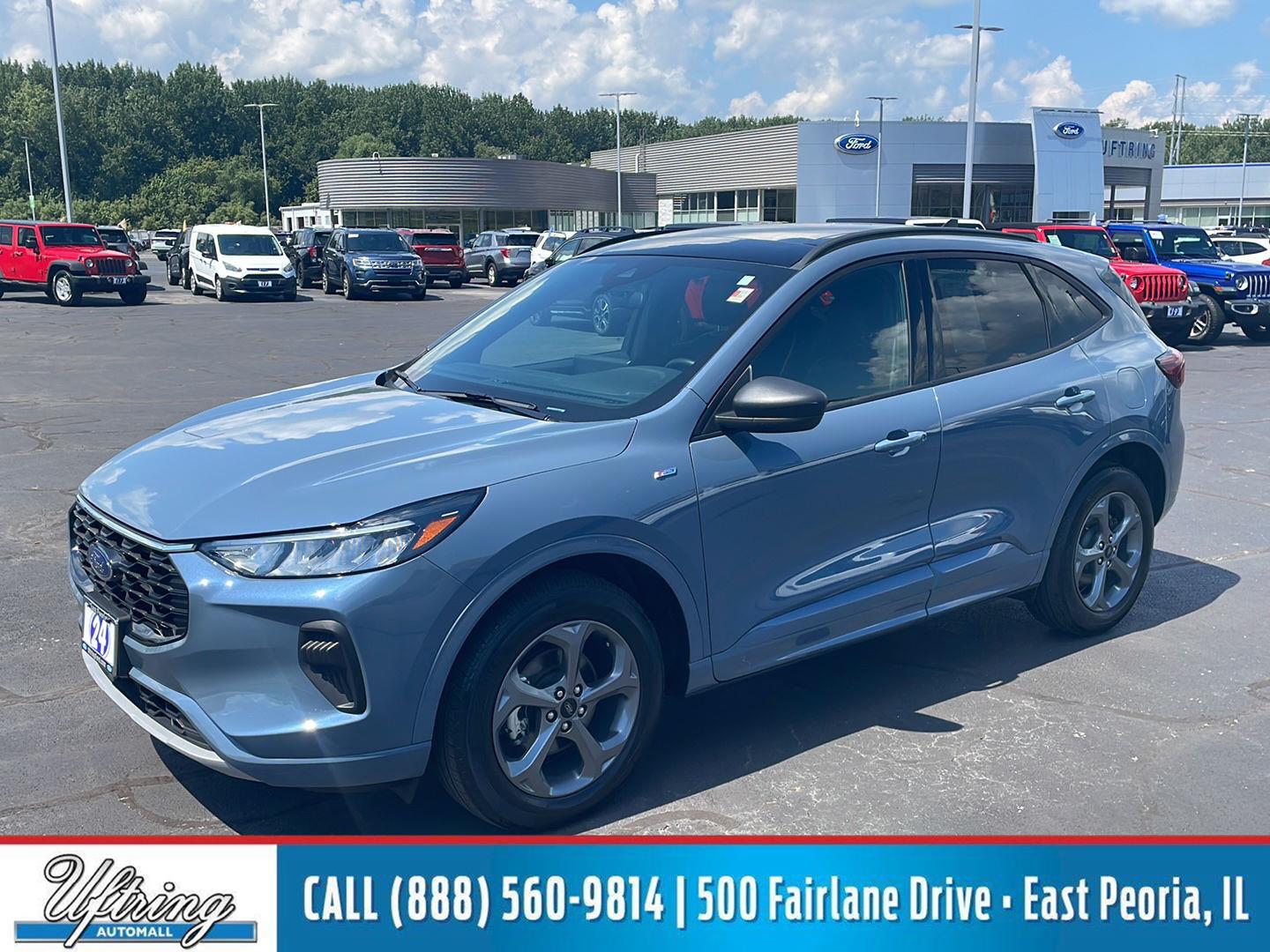 Vapor Blue Metallic 2024 Ford Escape SUV / Crossover All-Wheel Drive 8-Speed Automatic