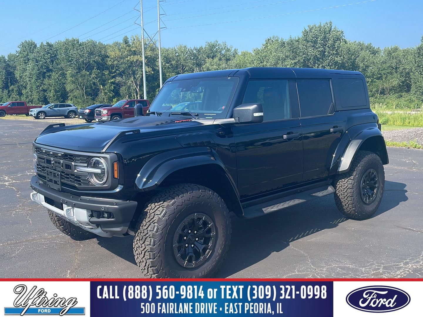 Shadow Black 2025 Ford Bronco Raptor SUV / Crossover Four-Wheel Drive Automatic