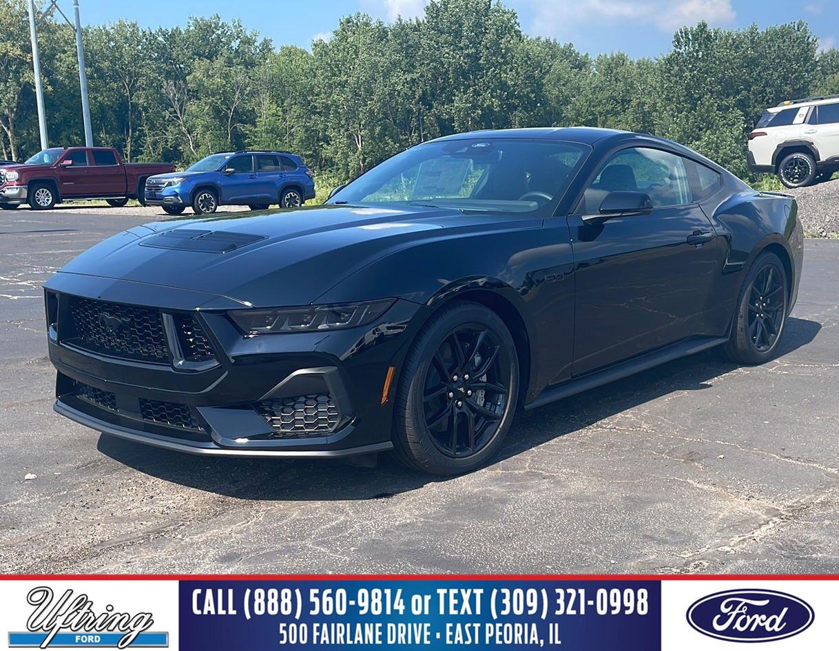 Shadow Black 2026 Ford Mustang Coupe Rear-Wheel Drive Automatic
