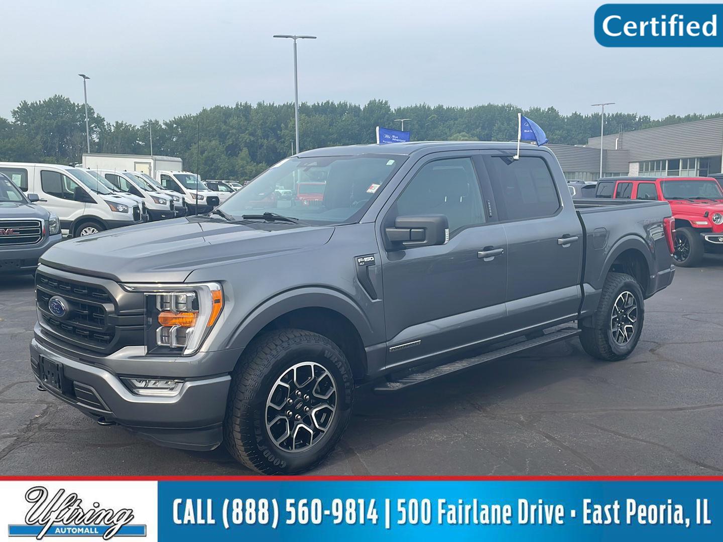 Carbonized Gray Metallic 2023 Ford F-150 Pickup Truck Four-Wheel Drive Automatic