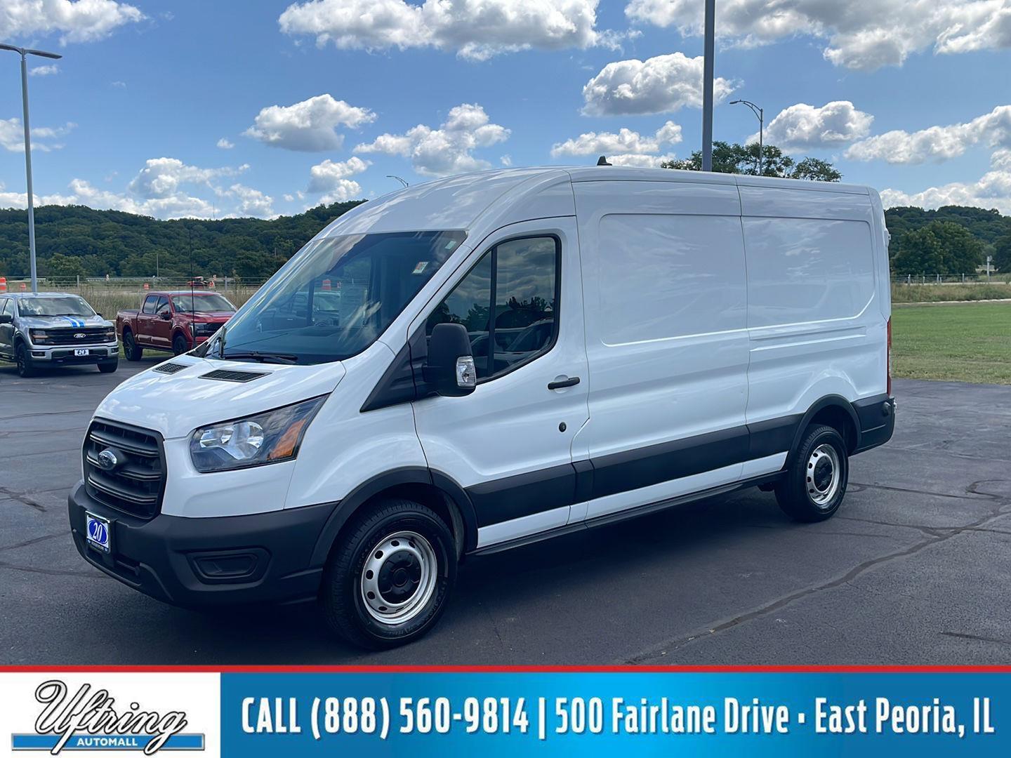 Oxford White 2020 Ford Transit Cargo Van Rear-Wheel Drive Automatic