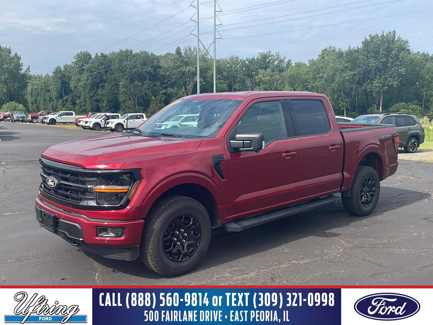 Ruby Red Metallic Tinted Clearcoat 2026 Ford F-150 Pickup Truck Four-Wheel Drive Automatic