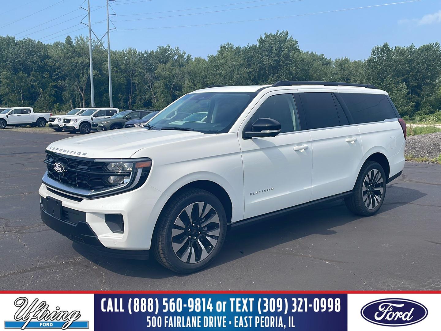 Star White Metallic Tri-Coat 2027 Ford Expedition SUV / Crossover Four-Wheel Drive Automatic