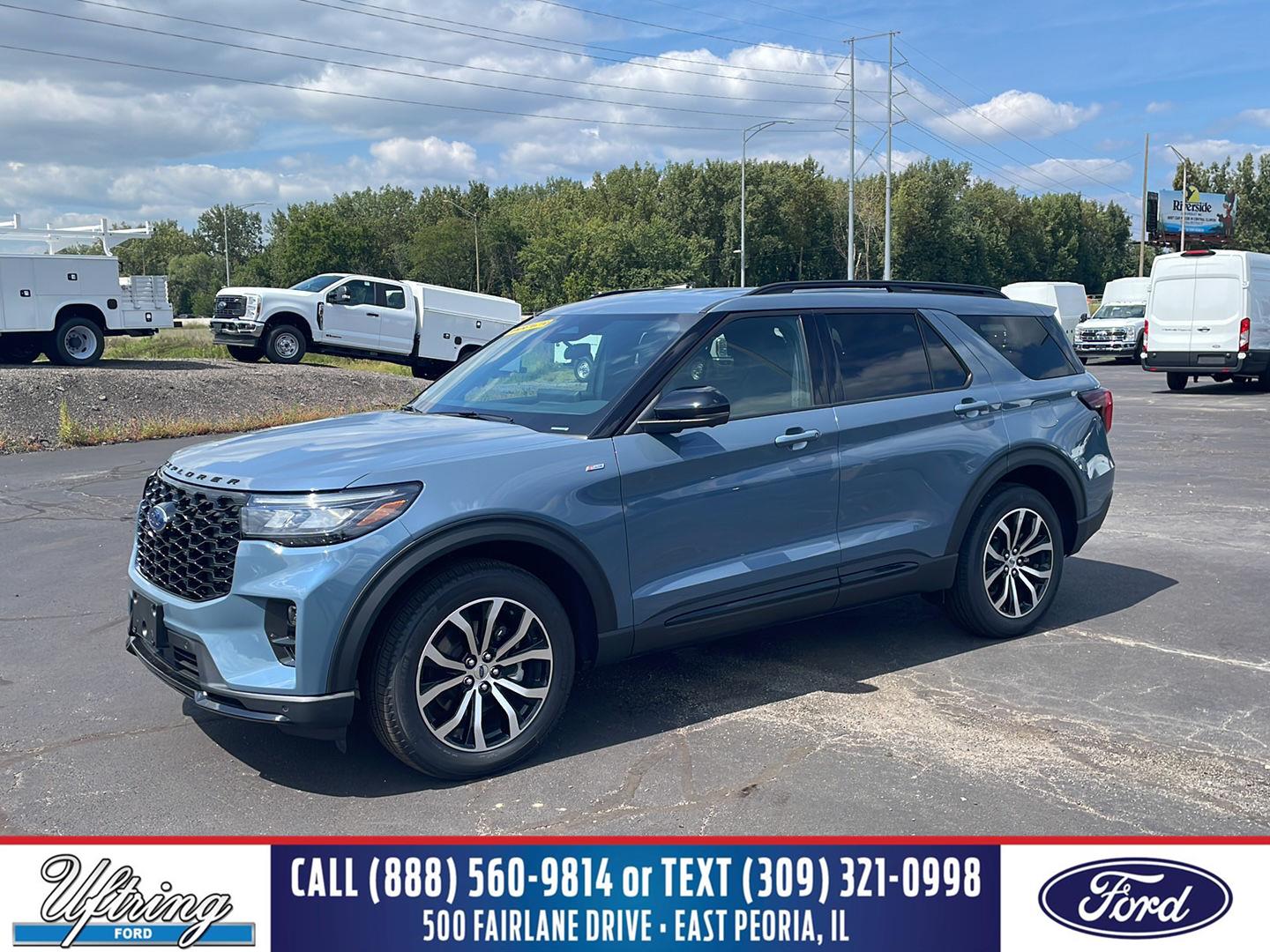 Vapor Blue Metallic 2026 Ford Explorer SUV / Crossover All-Wheel Drive Automatic