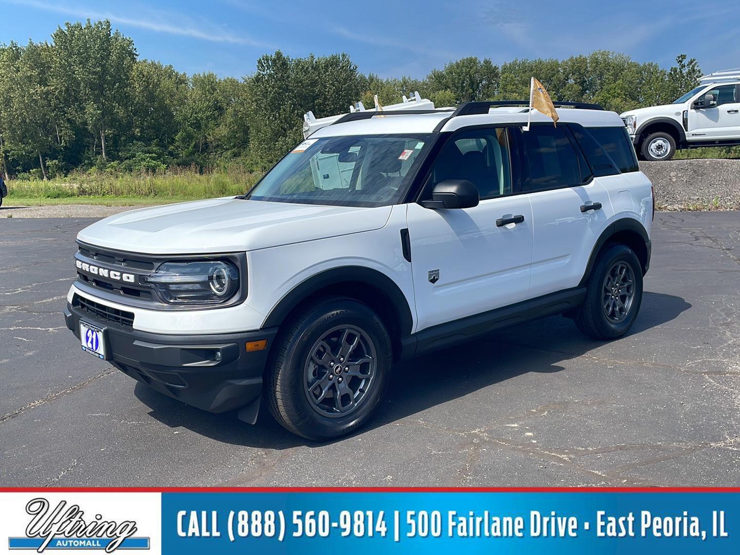 Oxford White 2021 Ford Bronco Sport SUV / Crossover All-Wheel Drive 8-Speed Automatic