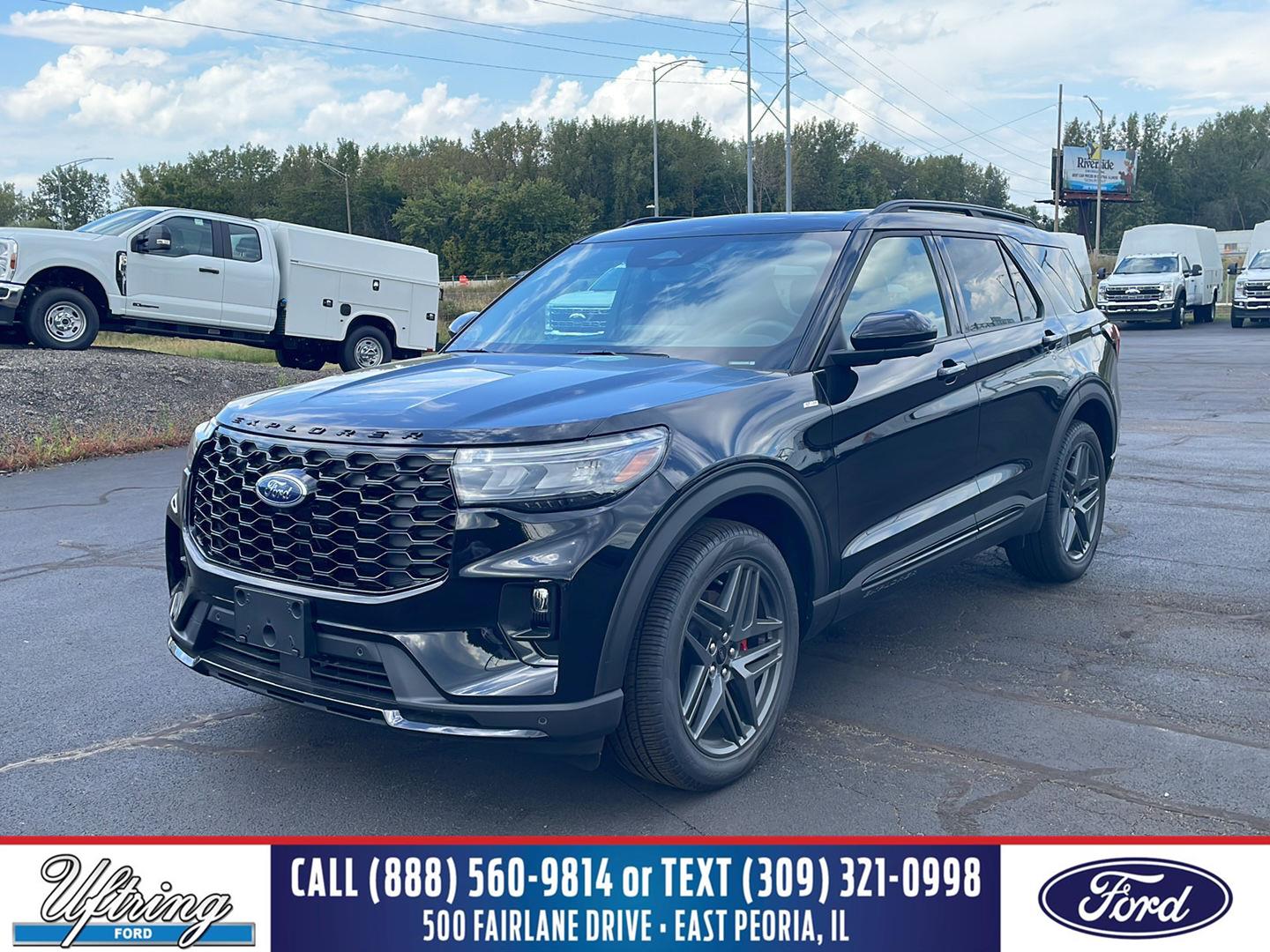Agate Black Metallic 2026 Ford Explorer SUV / Crossover All-Wheel Drive Automatic
