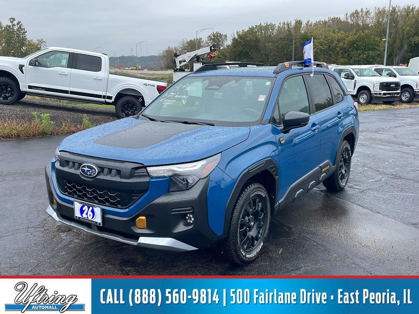 Geyser Blue 2026 Subaru Forester SUV / Crossover All-Wheel Drive Continuously Variable Transmission
