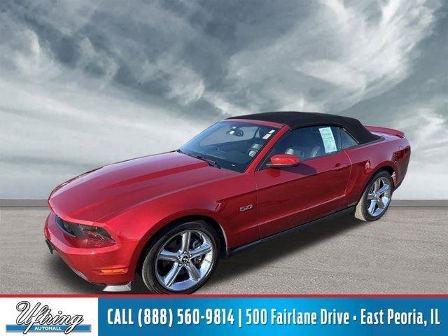 Red Candy Metallic Tinted Clearcoat 2011 Ford Mustang GT Premium Convertible RWD Convertible Rear-Wheel Drive 6-Speed Automatic