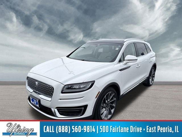 Pristine White 2020 Lincoln Nautilus Reserve FWD SUV / Crossover Front-Wheel Drive 8-Speed Automatic