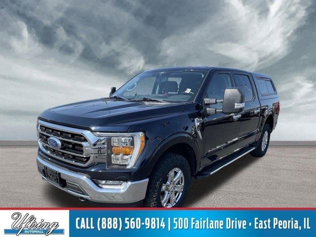 Antimatter Blue 2022 Ford F-150 XLT SuperCrew 4WD Pickup Truck Four-Wheel Drive Automatic