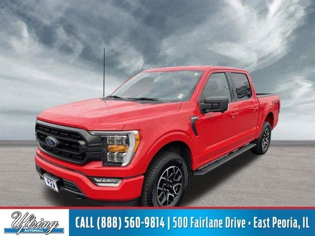 Race Red 2022 Ford F-150 XLT SuperCrew 4WD Pickup Truck Four-Wheel Drive Automatic