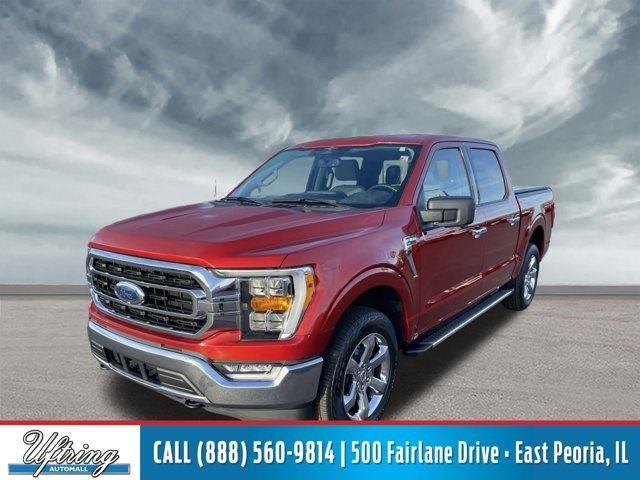 Hot Pepper Red Tinted Clearcoat 2023 Ford F-150 XLT SuperCrew 4WD Pickup Truck Four-Wheel Drive Automatic