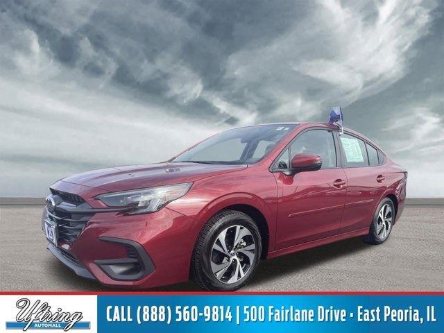 Crimson Red Pearl 2025 Subaru Legacy Premium AWD Sedan All-Wheel Drive Continuously Variable Transmission
