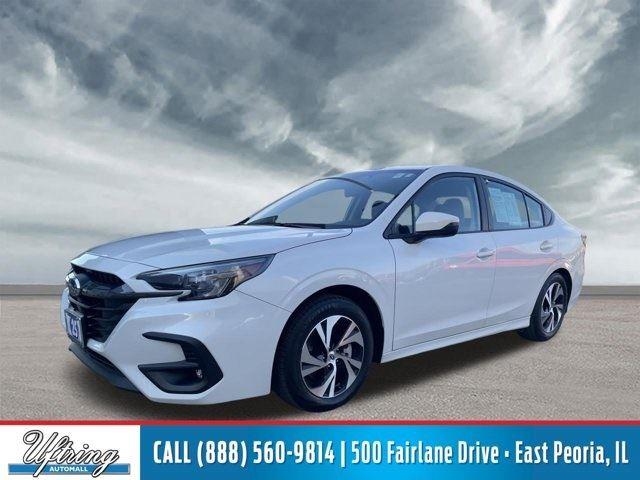 Crystal White Pearl 2025 Subaru Legacy Premium AWD Sedan All-Wheel Drive Continuously Variable Transmission