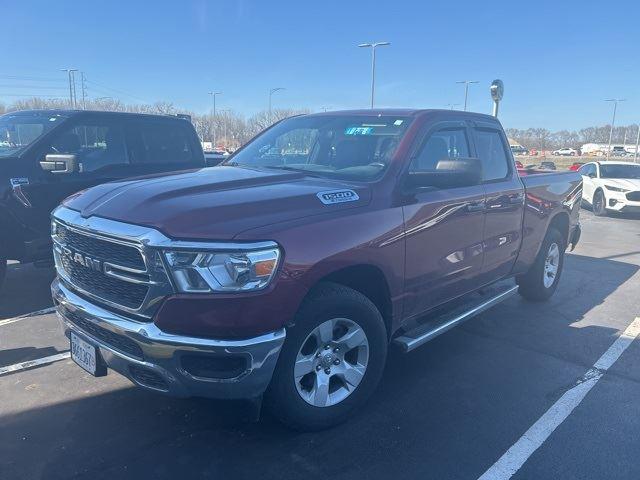 Delmonico Red Pearlcoat 2024 RAM 1500 Tradesman Quad Cab 4WD Pickup Truck Four-Wheel Drive 8-Speed Automatic
