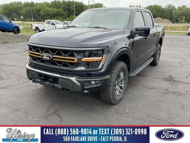 Antimatter Blue Metallic 2025 Ford F-150 Tremor SuperCrew 4WD Pickup Truck Four-Wheel Drive Automatic