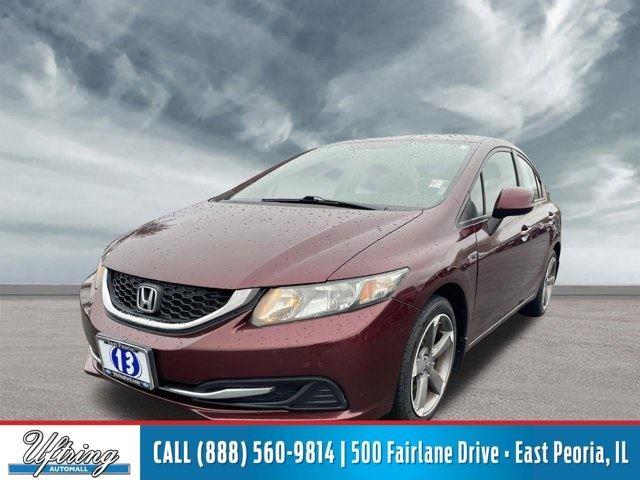 Red (Crimson Pearl) 2013 Honda Civic LX Sedan Front-Wheel Drive Automatic