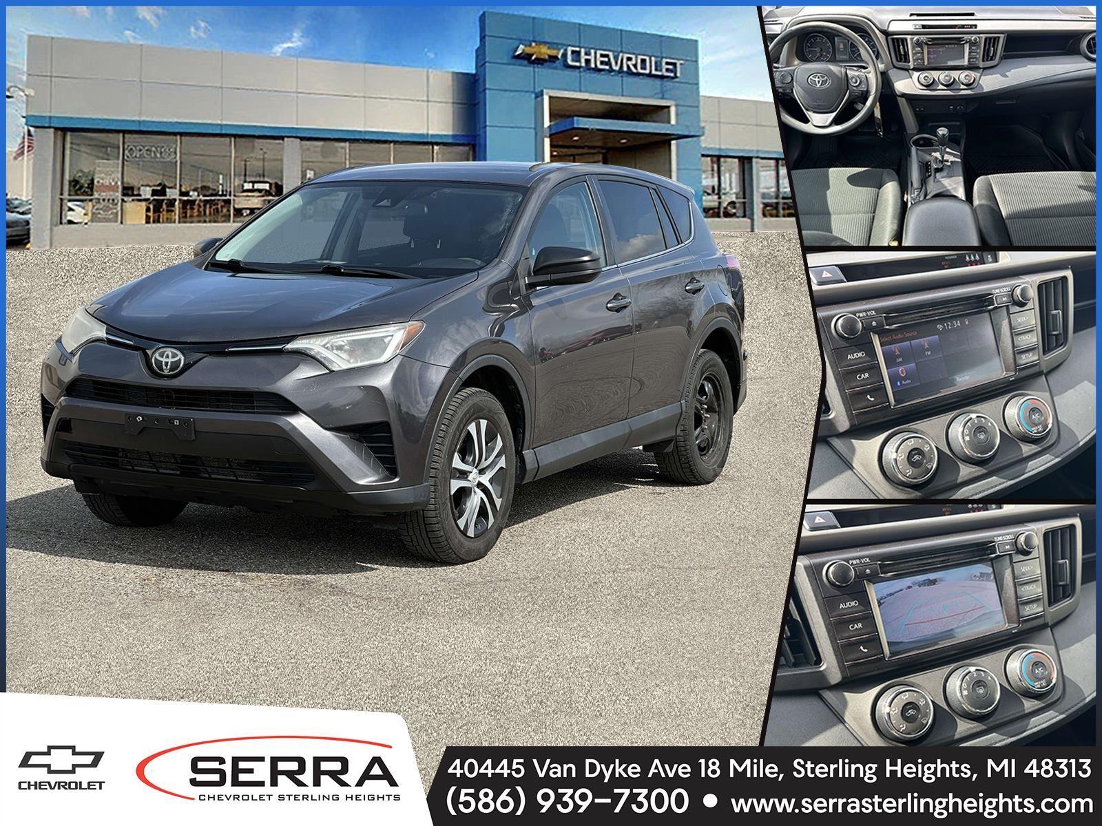 Magnetic Gray Metallic 2018 Toyota RAV4 LE AWD SUV / Crossover All-Wheel Drive Automatic