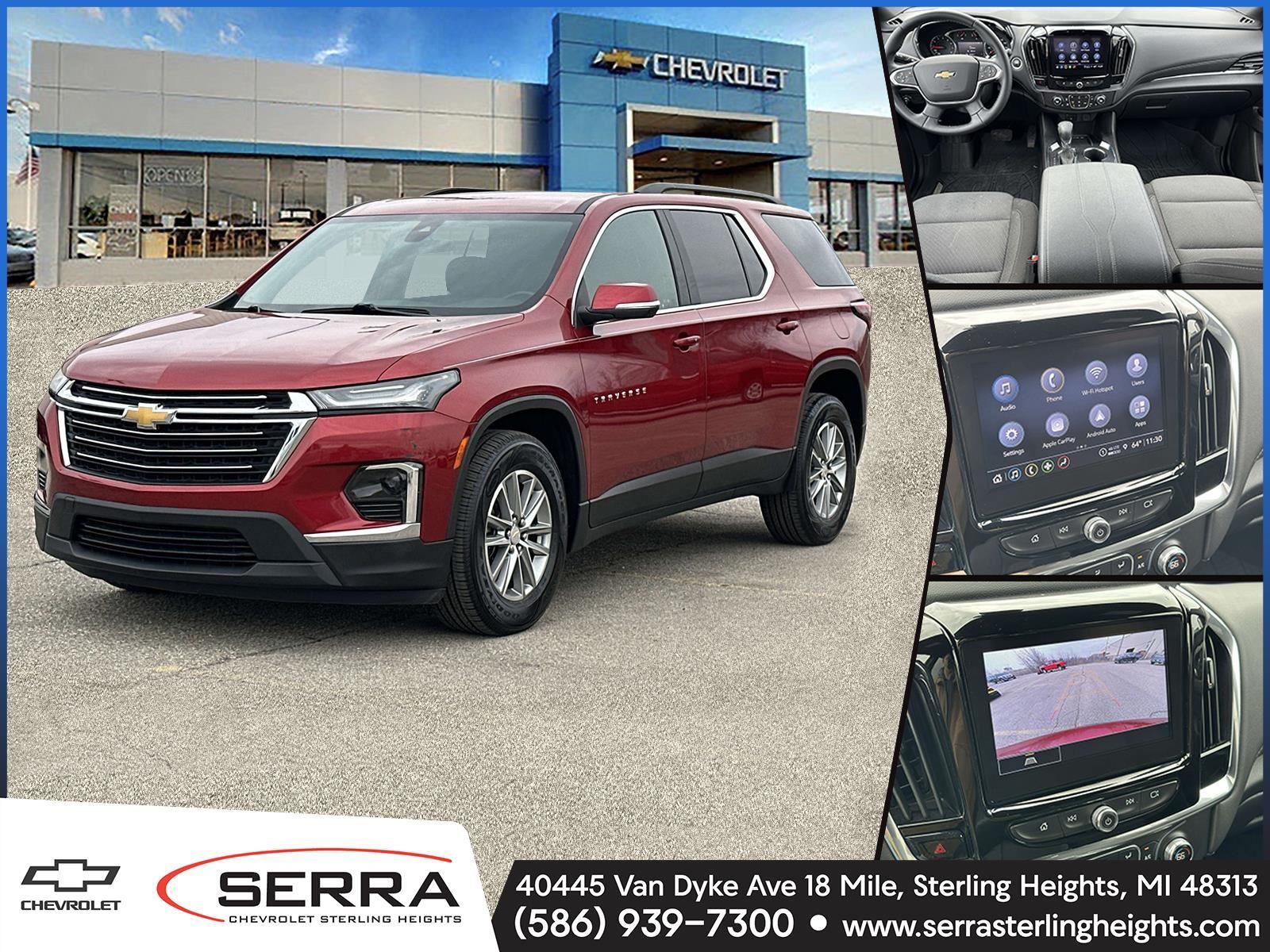 Radiant Red Tintcoat 2023 Chevrolet Traverse LT Cloth FWD SUV / Crossover Front-Wheel Drive 9-Speed Automatic