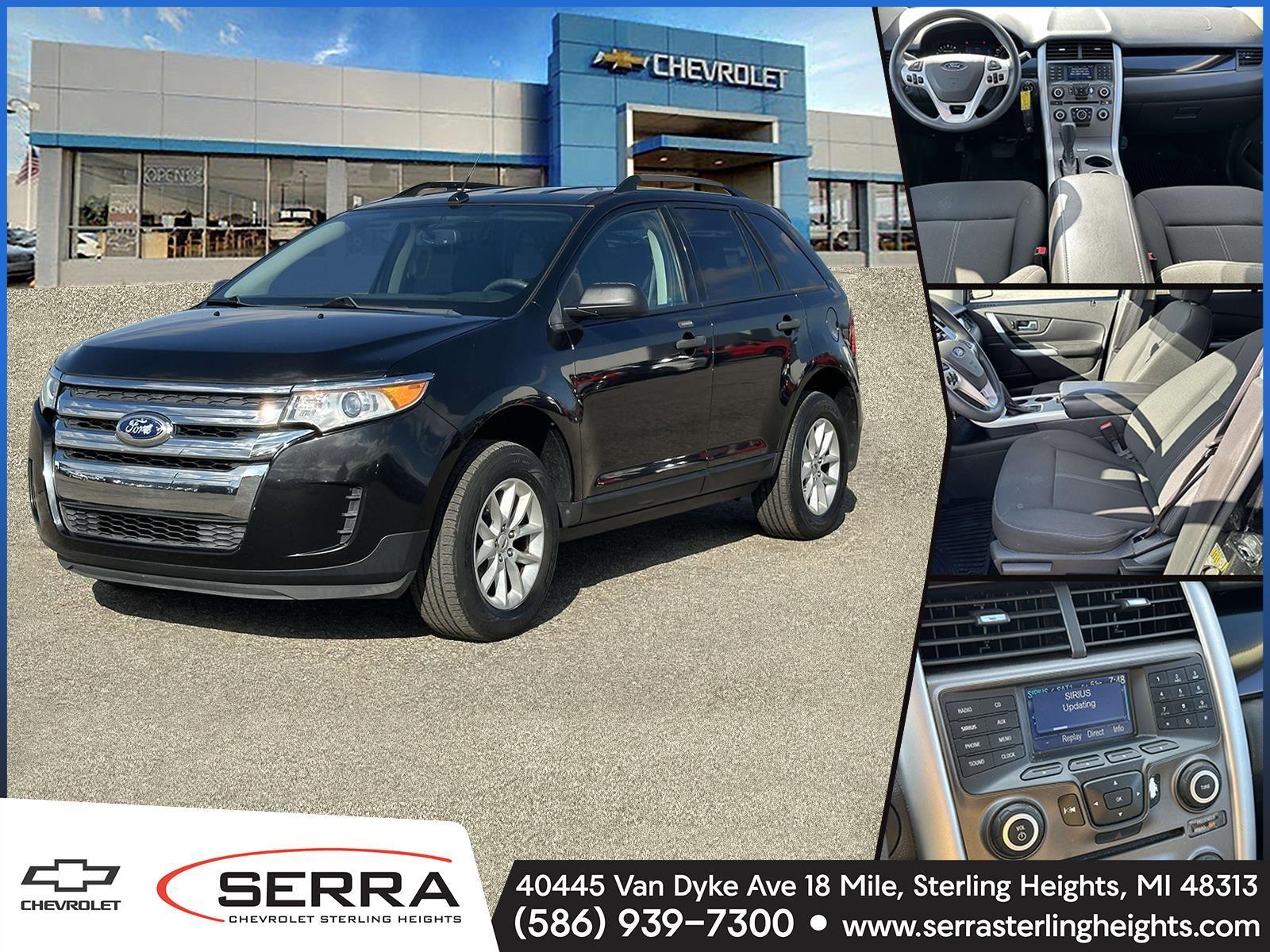 Tuxedo Black Metallic 2013 Ford Edge SE SUV / Crossover Front-Wheel Drive 6-Speed Automatic