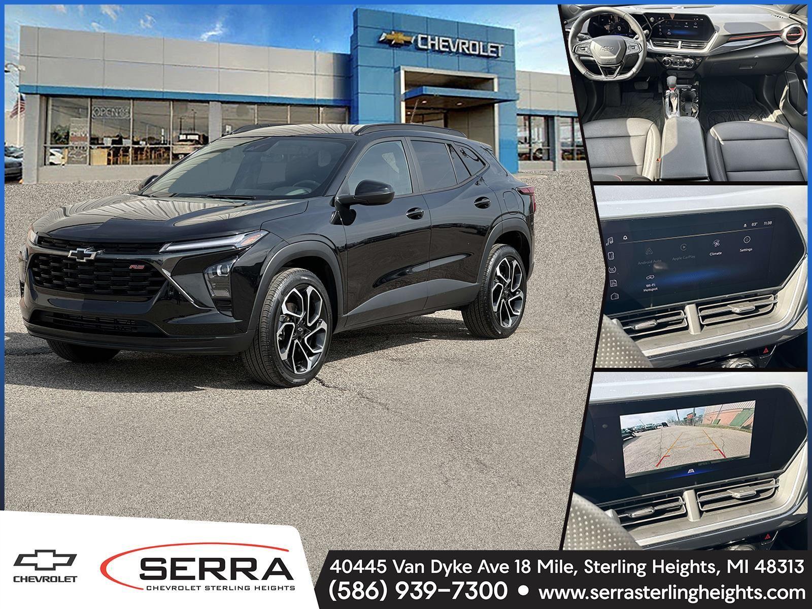 Mosaic Black Metallic 2024 Chevrolet Trax RS with 2RS FWD SUV / Crossover Front-Wheel Drive 6-Speed Automatic