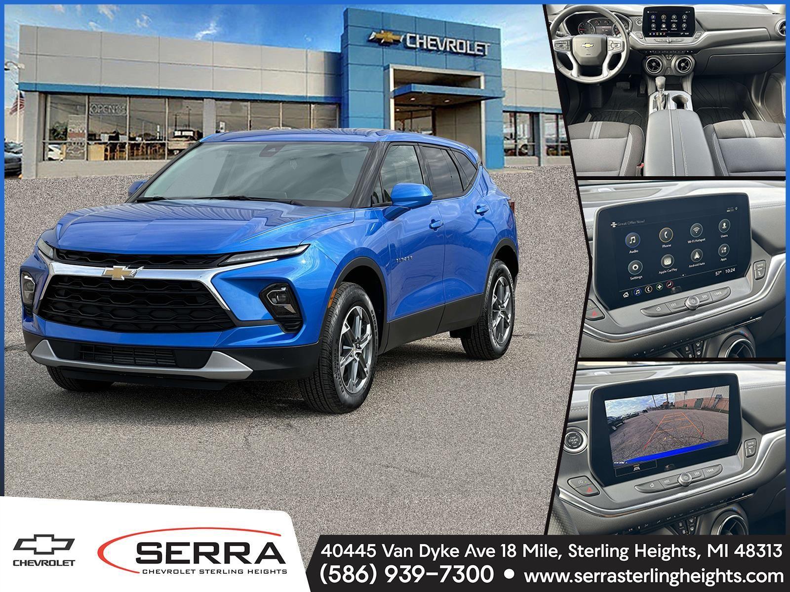 Riptide Blue Metallic 2024 Chevrolet Blazer 2LT FWD SUV / Crossover Front-Wheel Drive 9-Speed Automatic